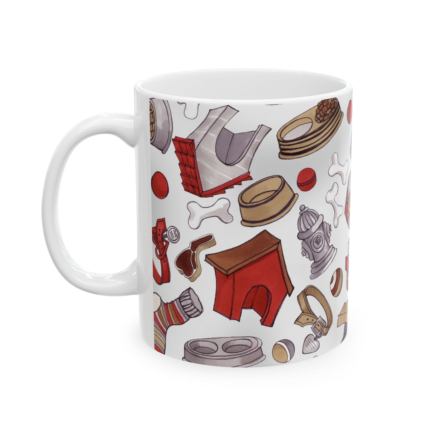 Doggie Stuff Gray Cup