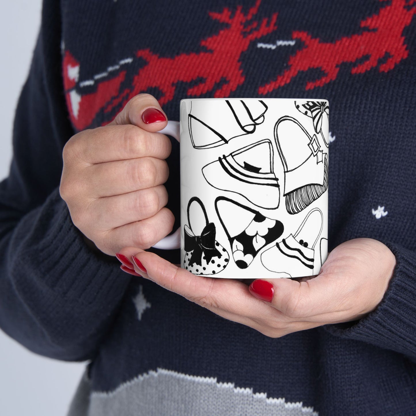 Handbags White / Black Cup