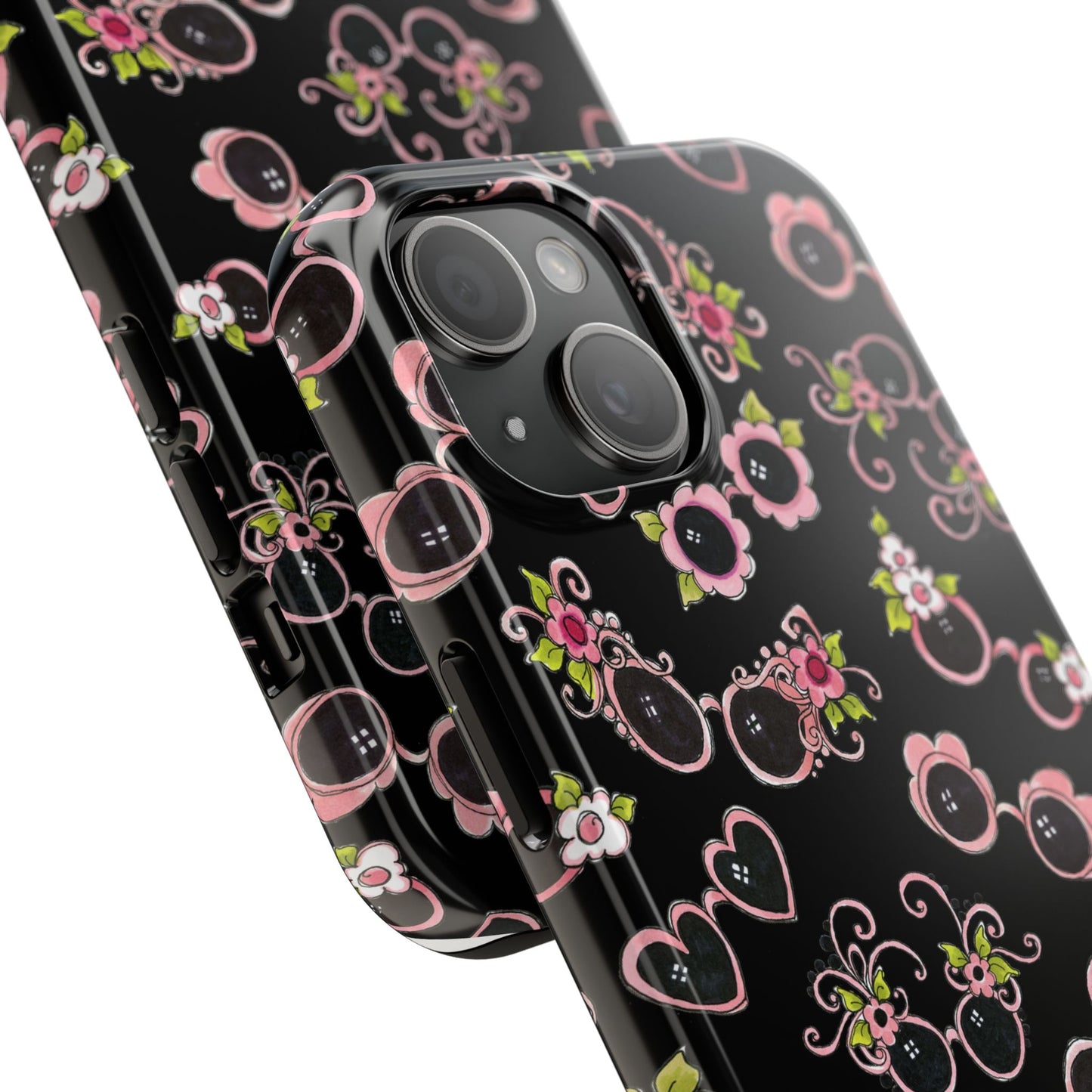 Tossed Shades Black Phone Case