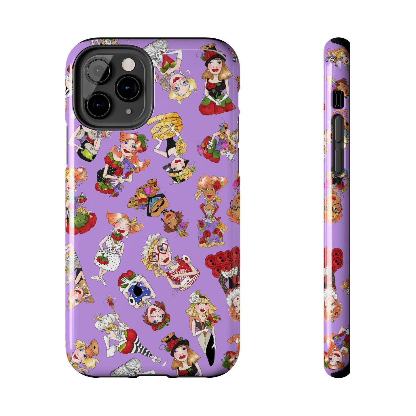 Curious Toss Purple Phone Case