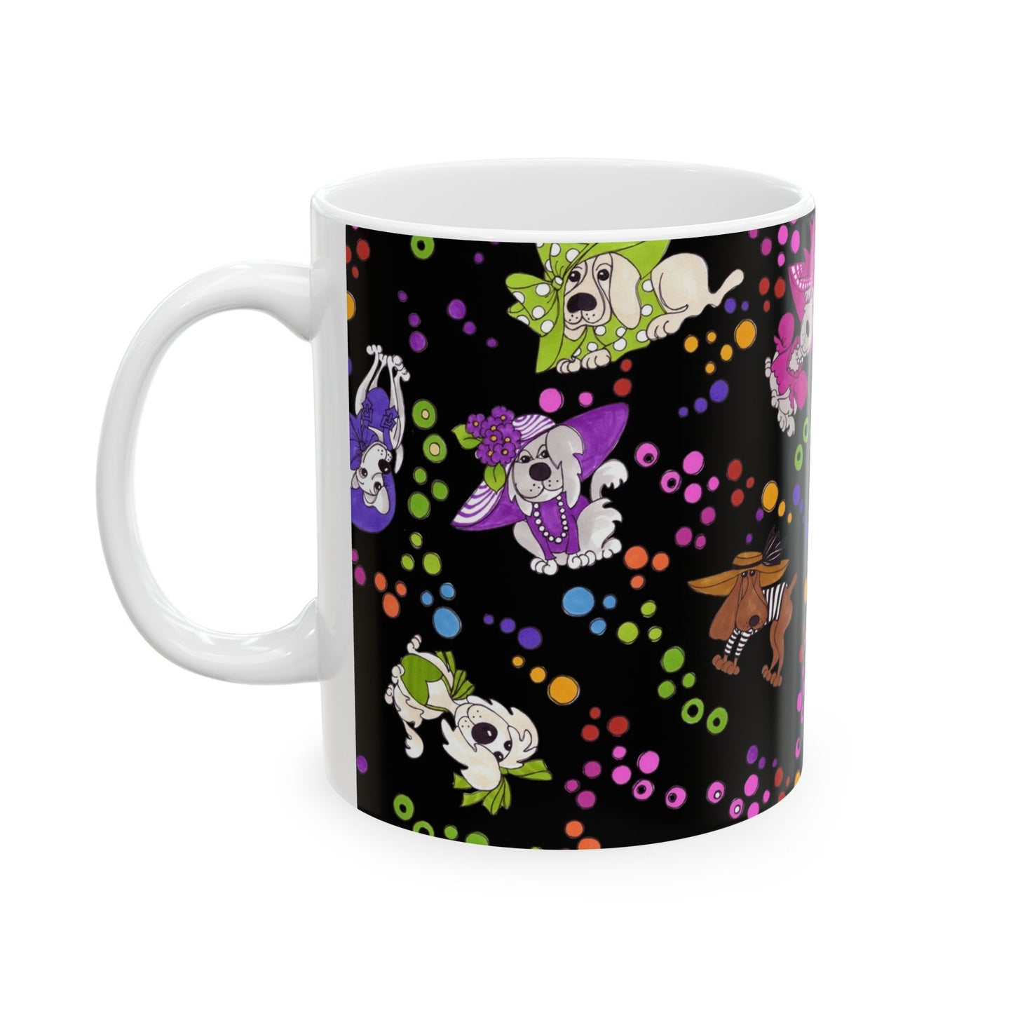 Spot the Dog Black / Multi Cup