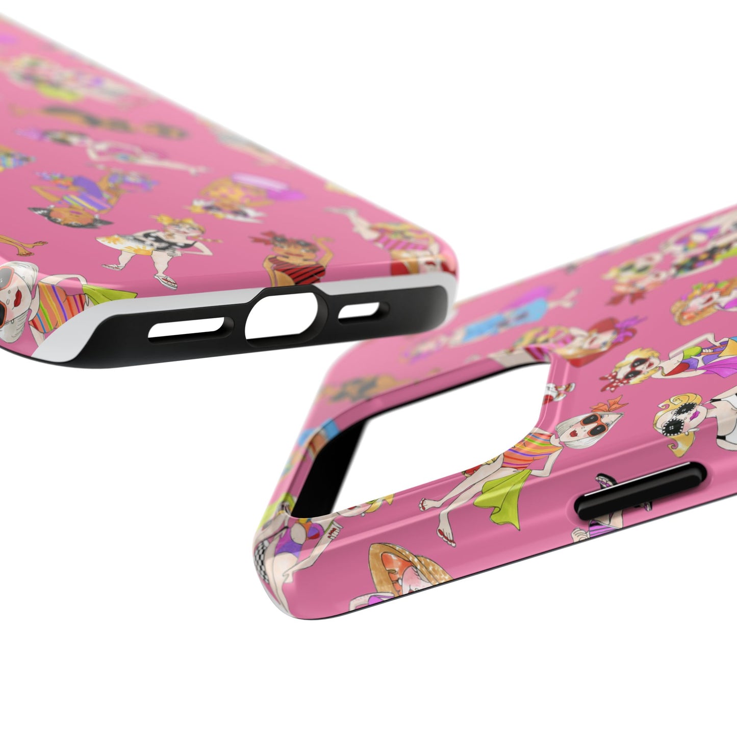 Tossed Beauties Pink Phone Case