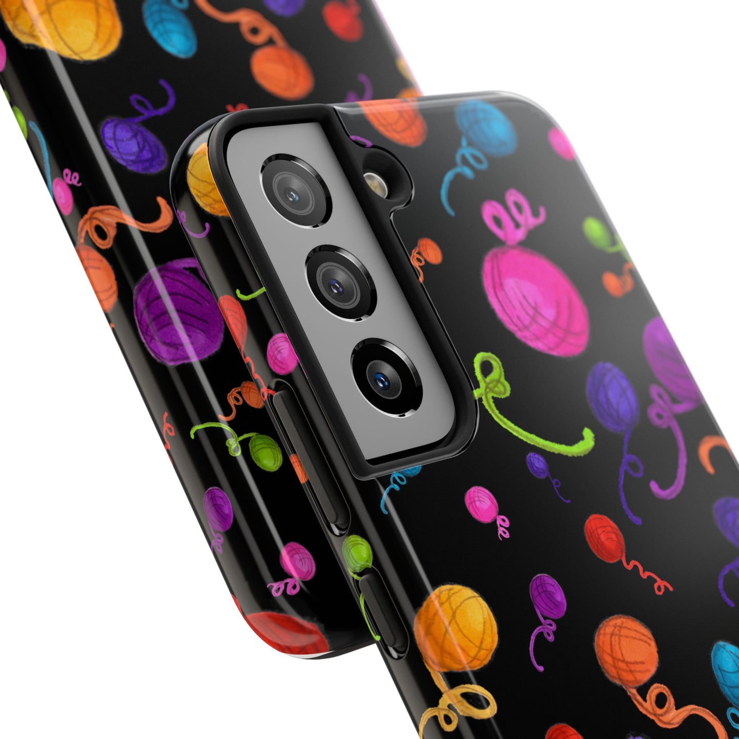 Yarniverse Black Phone Case