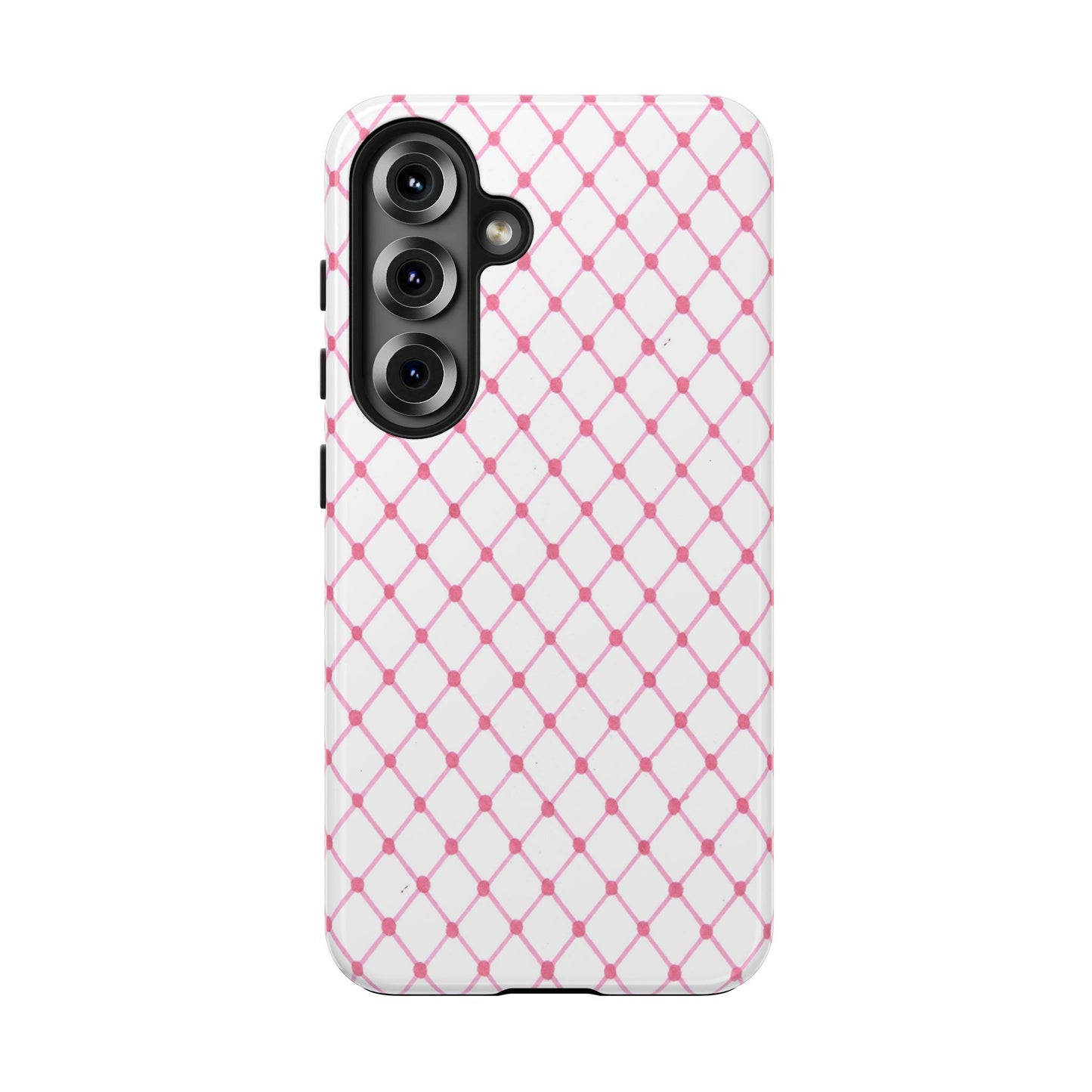 Diamond White / Pink Phone Case