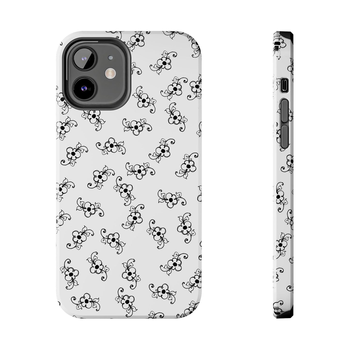 Favorite Daisies White / Black Phone Case