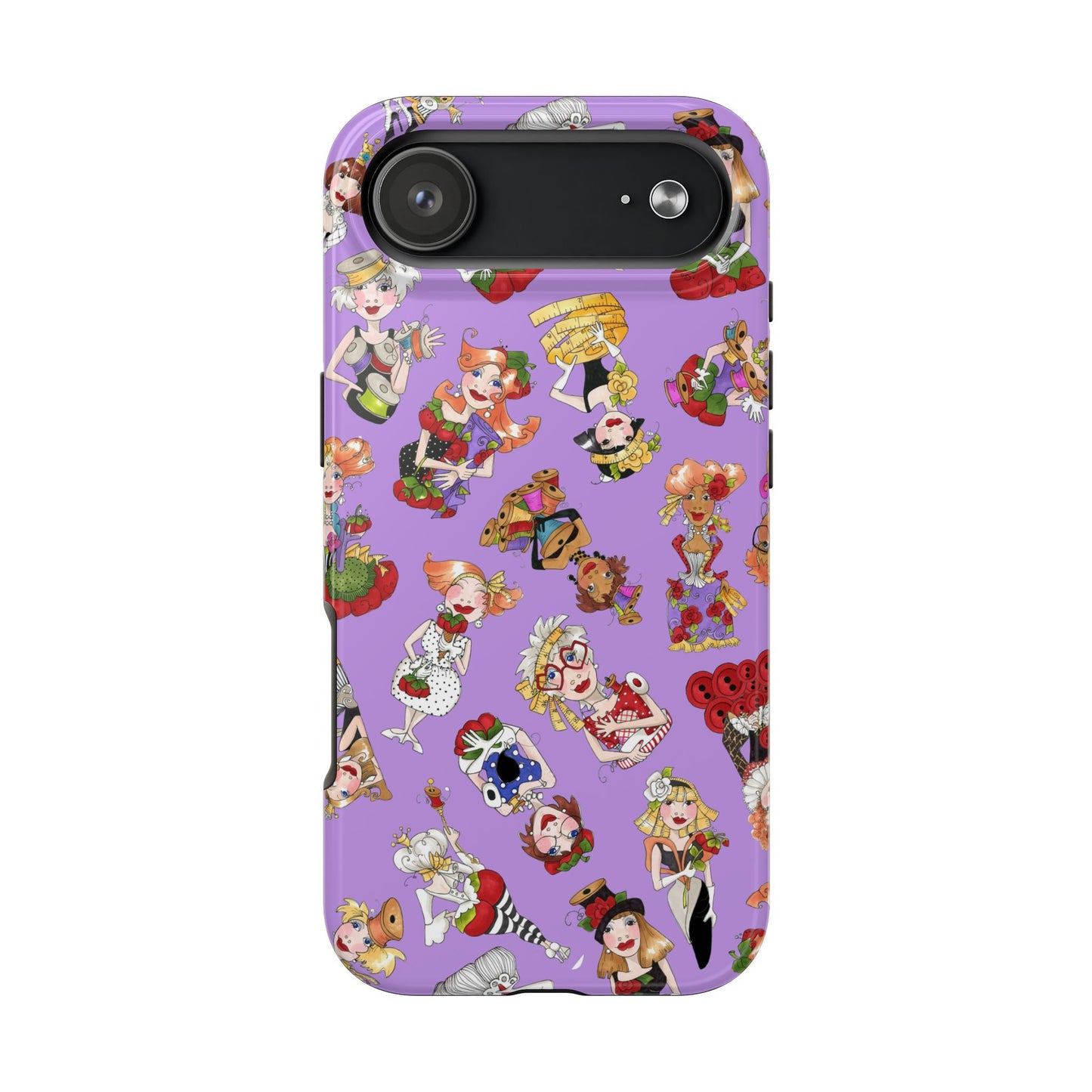 Curious Toss Purple Phone Case