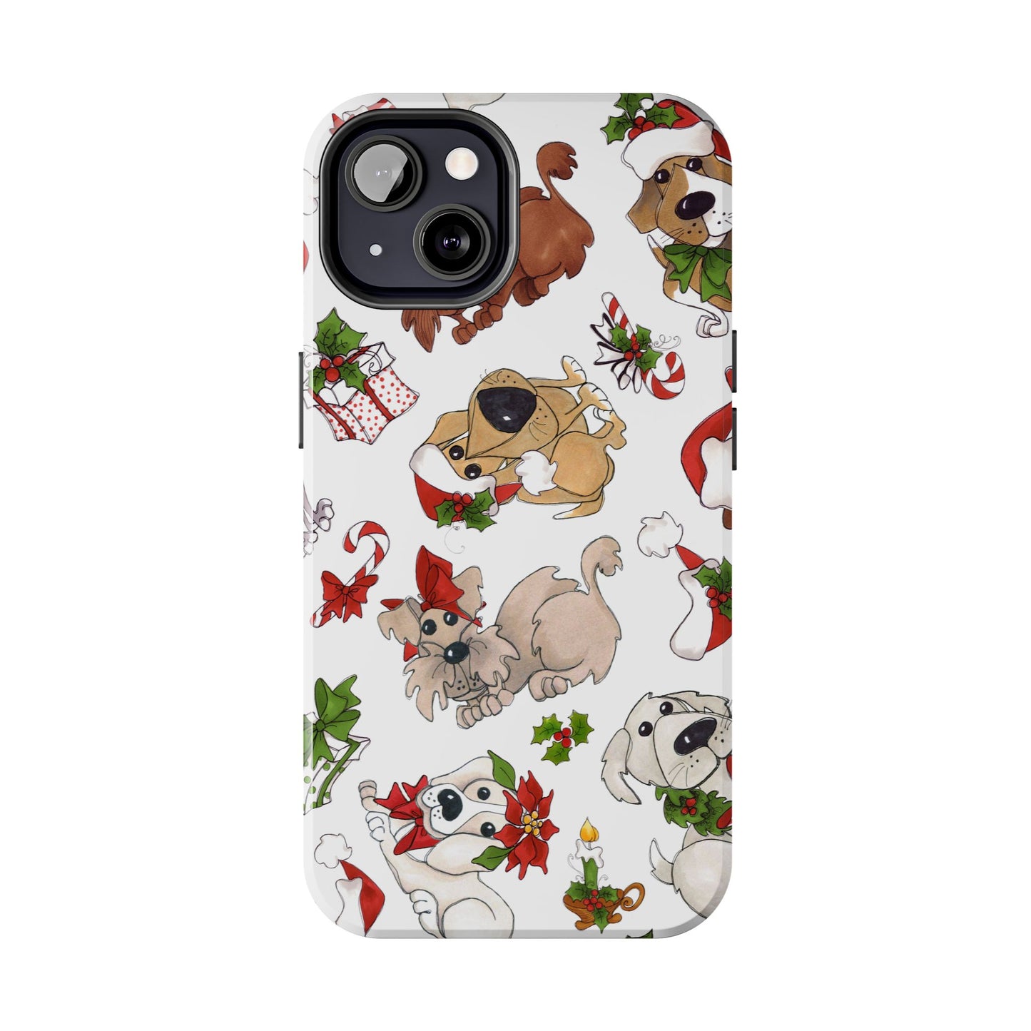Doggie Toss White Phone Case