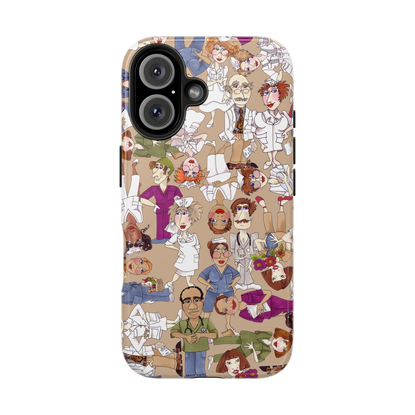Diverse Nurse Khaki Phone Case