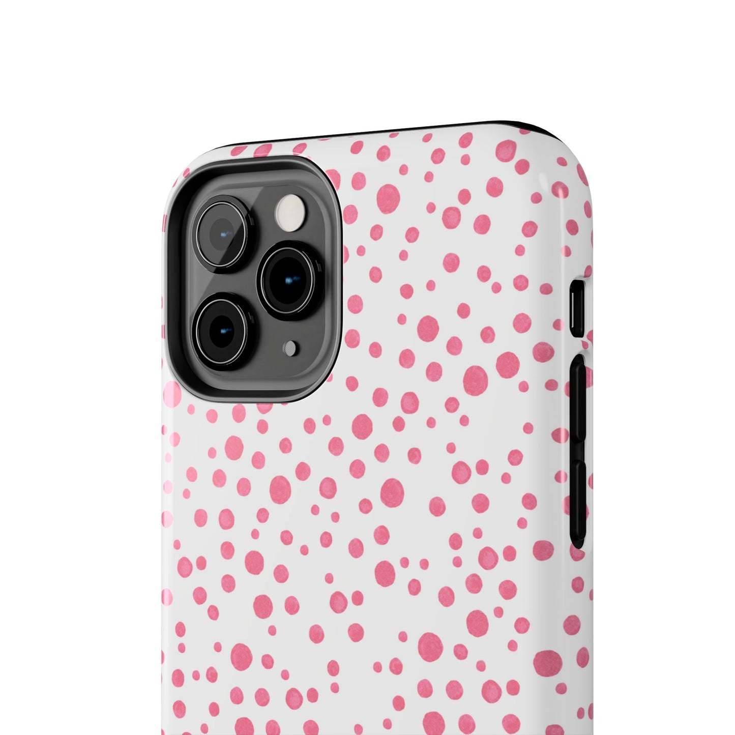 Balloon Dots White / Pink Phone Case