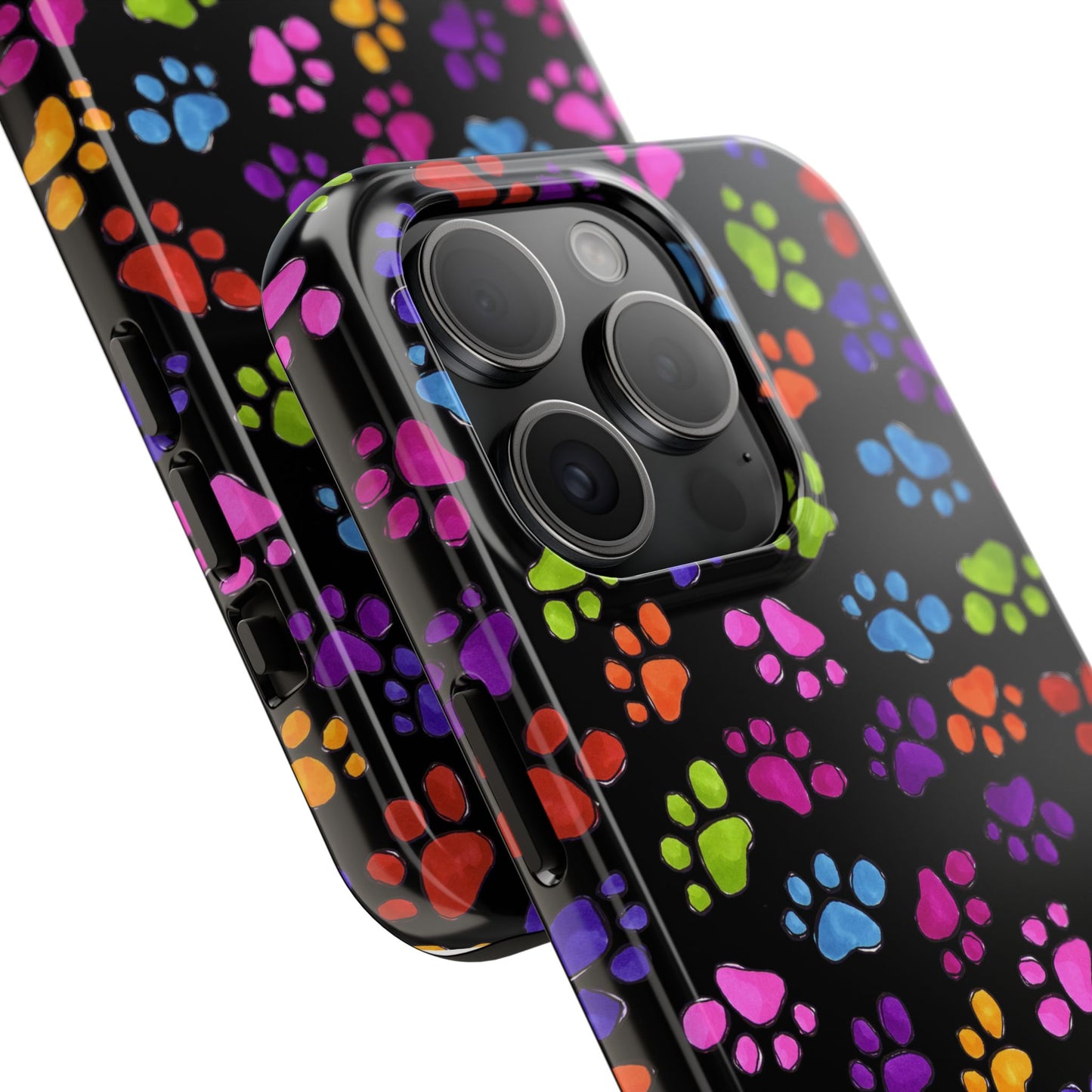 Fancy Paws Black Phone Case