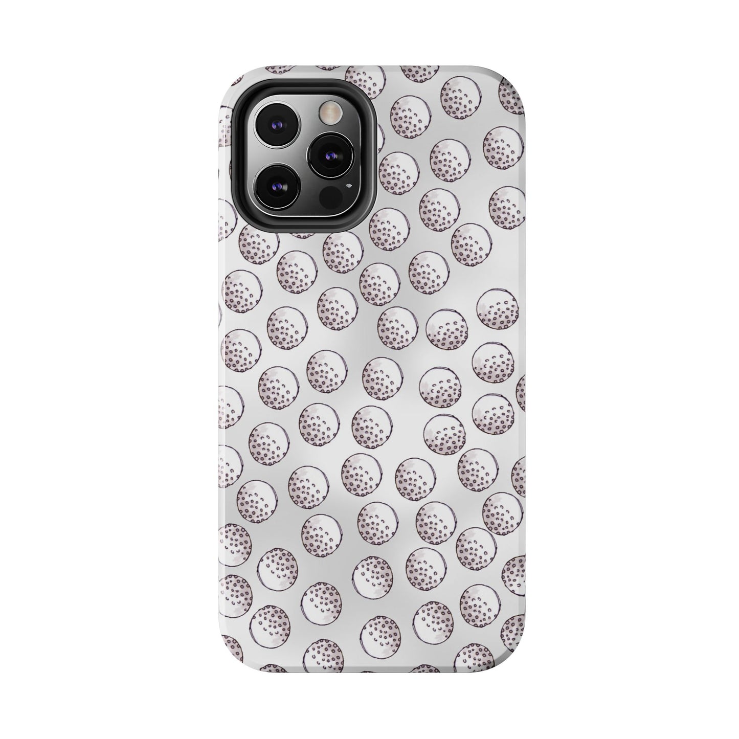 Ball Dots Gray Phone Case