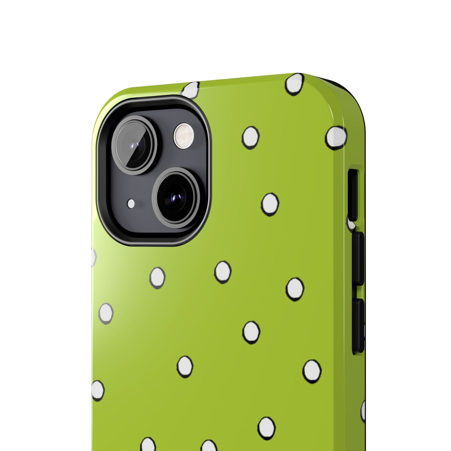 Lime Dots Phone Case