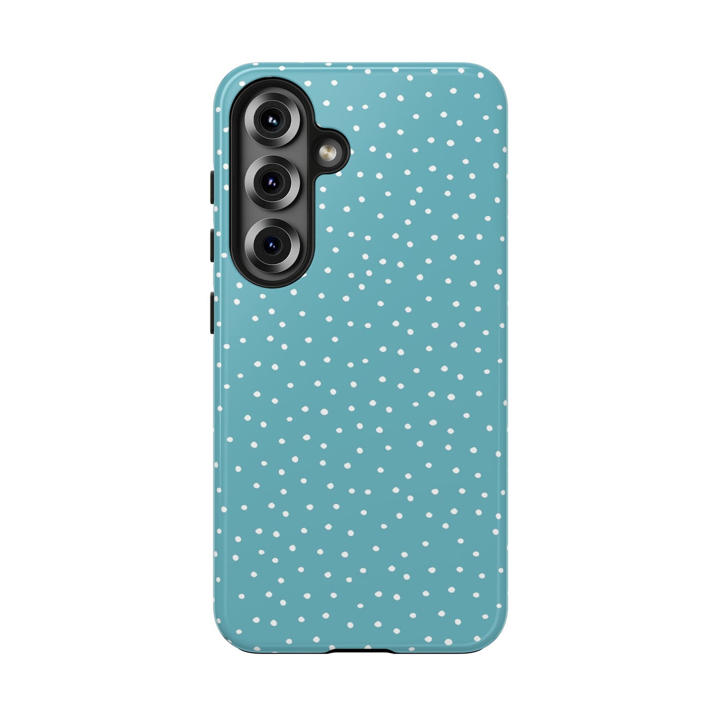 Dinky Dots Turquoise / White Phone Case