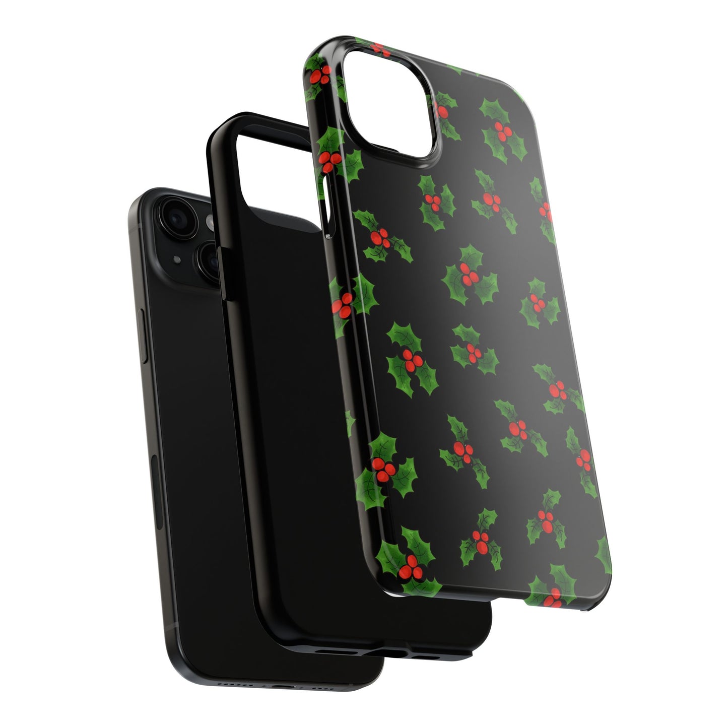 Lotsa Holly Black Phone Case