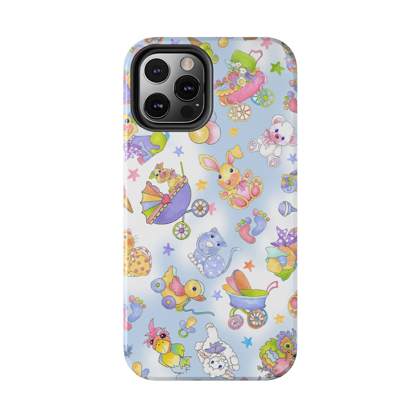 Busy Baby Blue Sky Phone Case