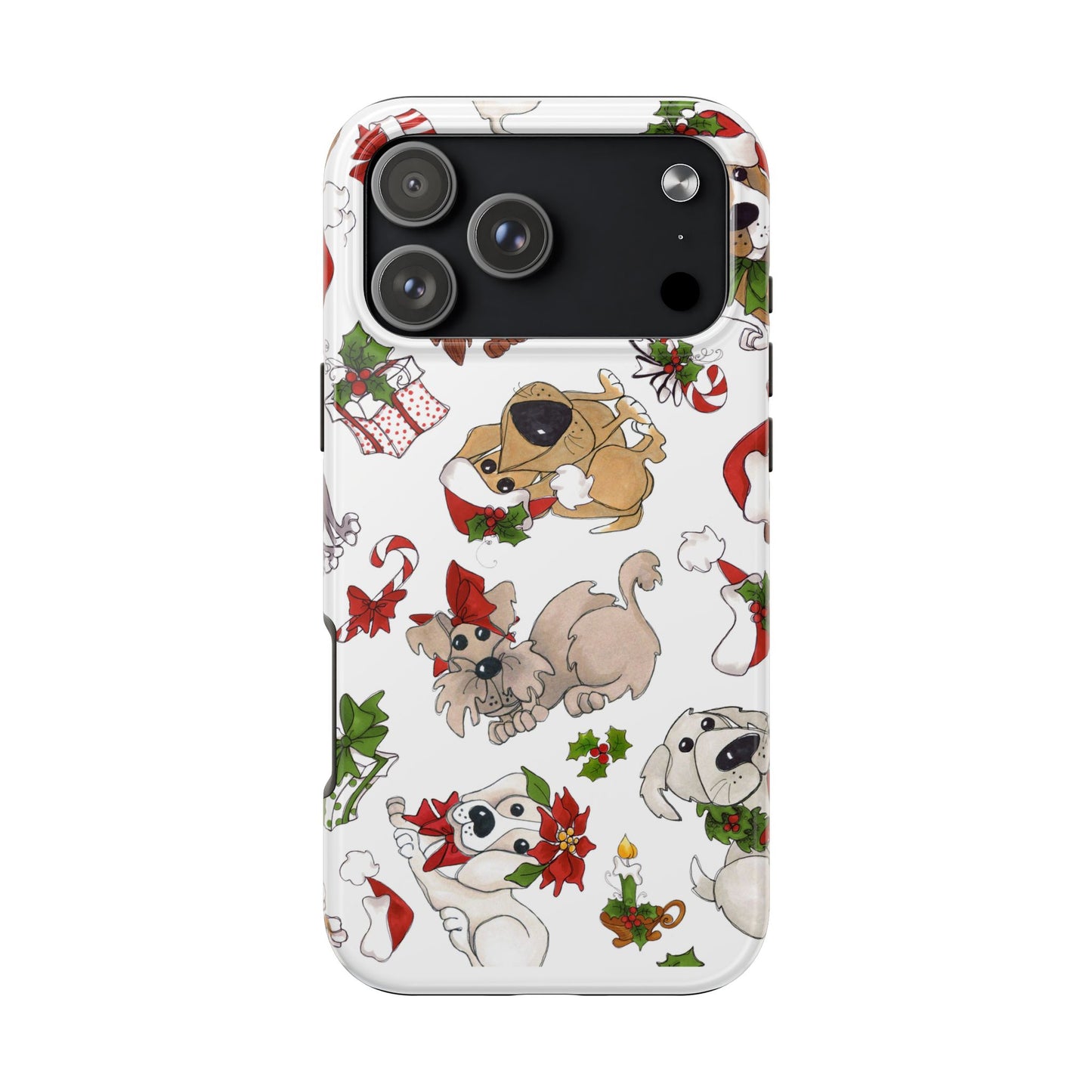 Doggie Toss White Phone Case
