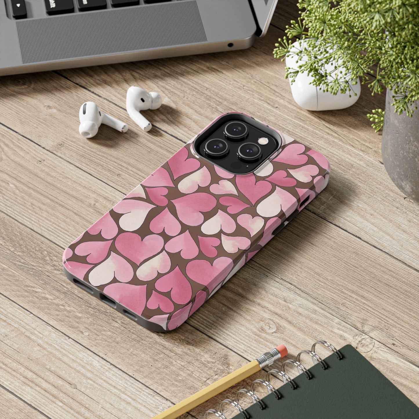 Hearts Chocolate Phone Case