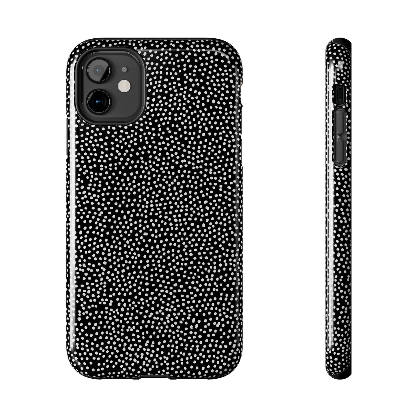 Baby Dots Black / White Phone Case