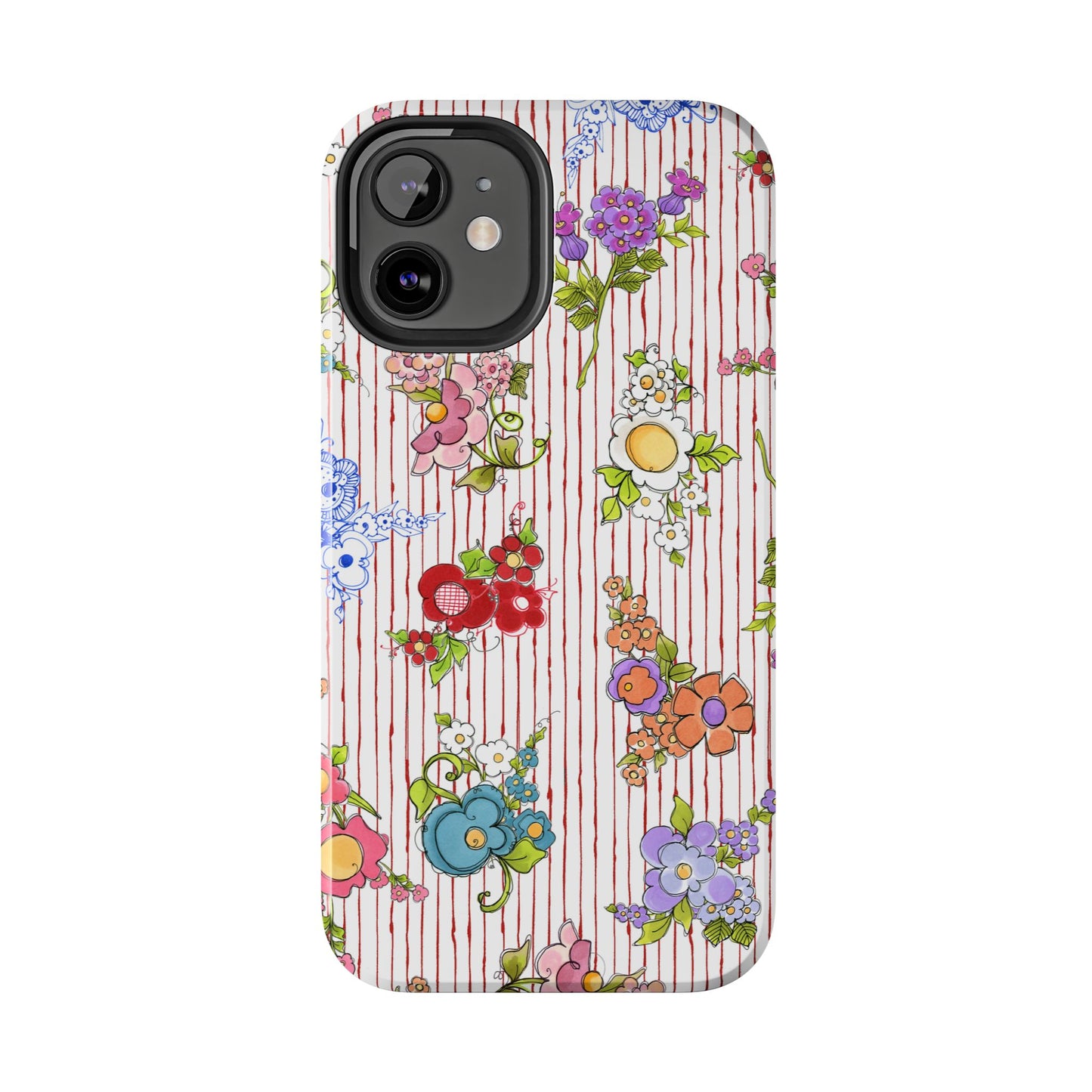 Mixed Bouquets Red / White Phone Case