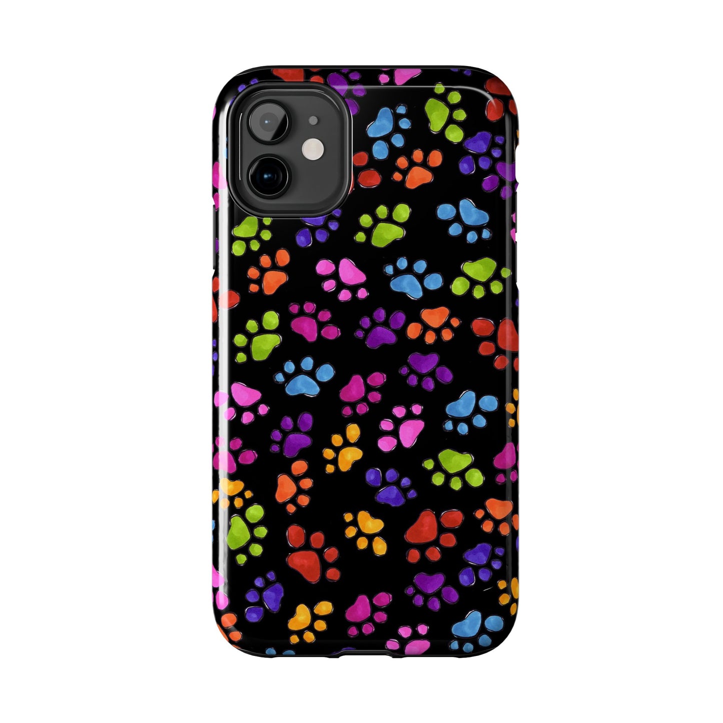 Fancy Paws Black Phone Case
