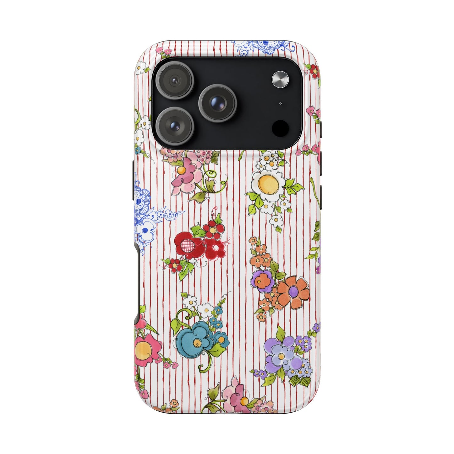Mixed Bouquets Red / White Phone Case