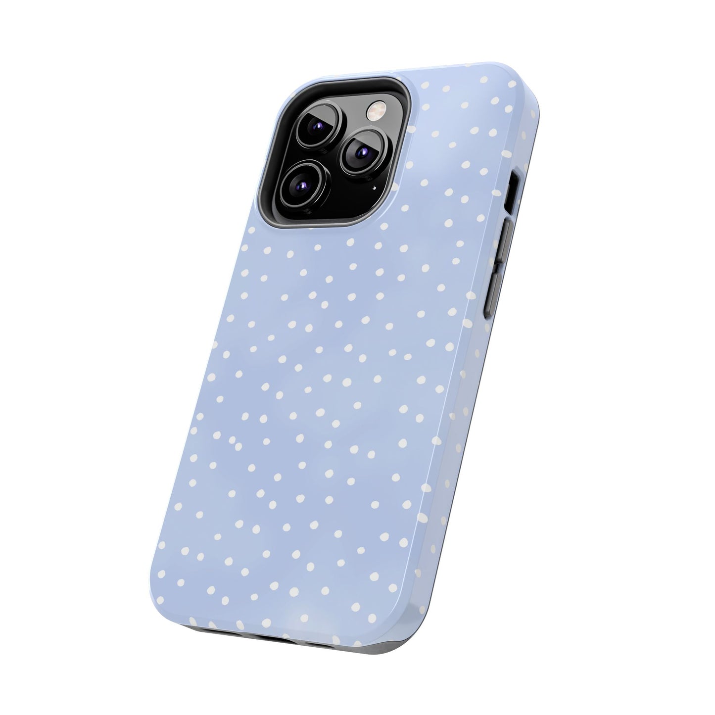 Petite Dots Blue / White Phone Case