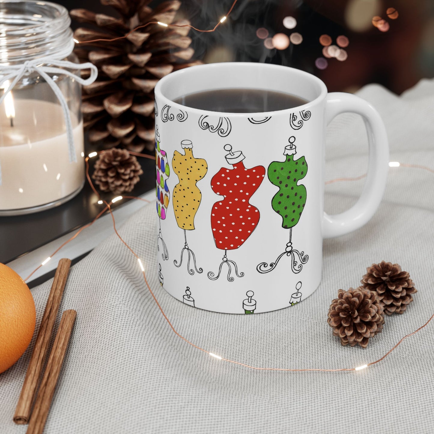 Go Figure White Cup