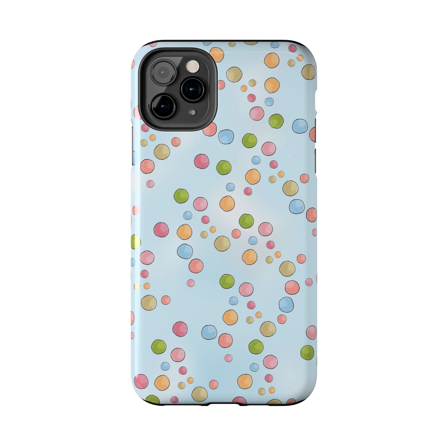 Clown Dots Blue Sky Phone Case