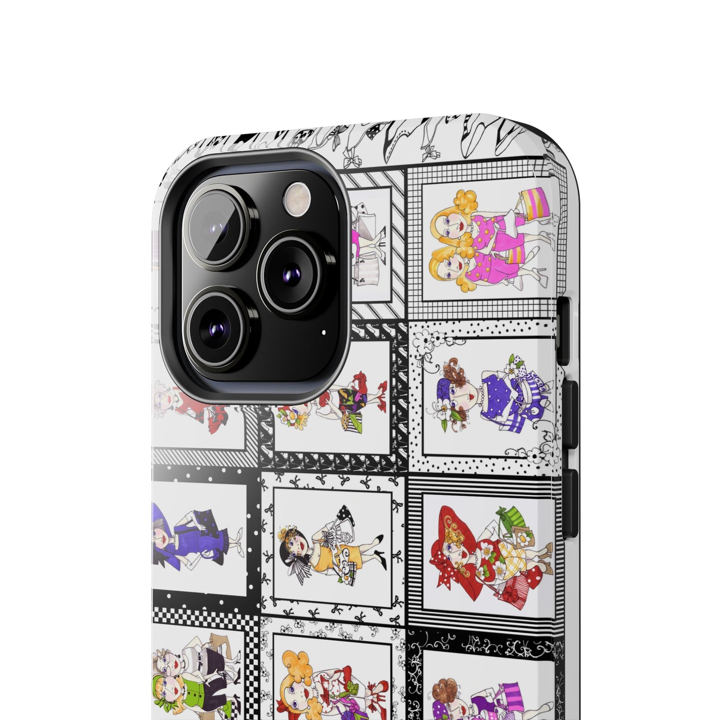 Gone Shopping White / Black Phone Case