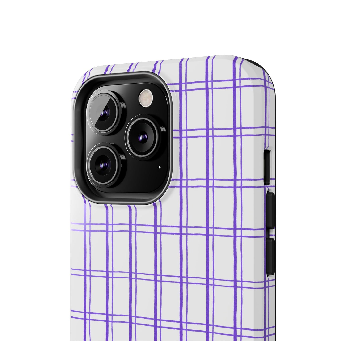 Kitchen Plaid White / Blue Phone Case