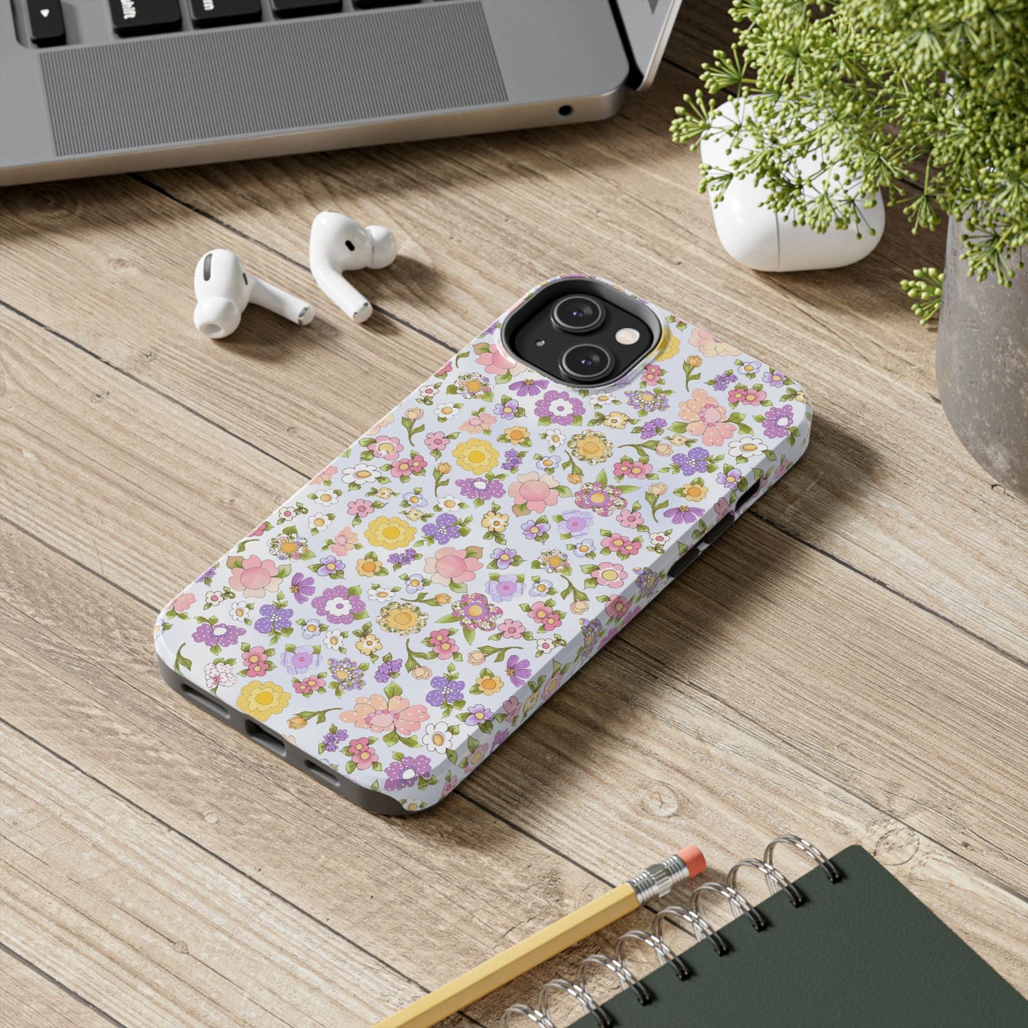Flowery Blue Sky Phone Case