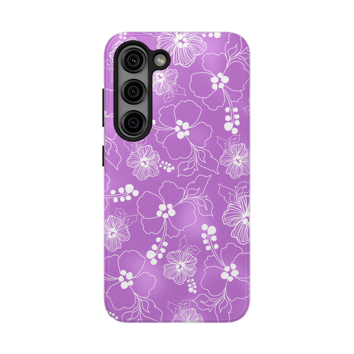 Lacey Hibiscus Orchid Phone Case