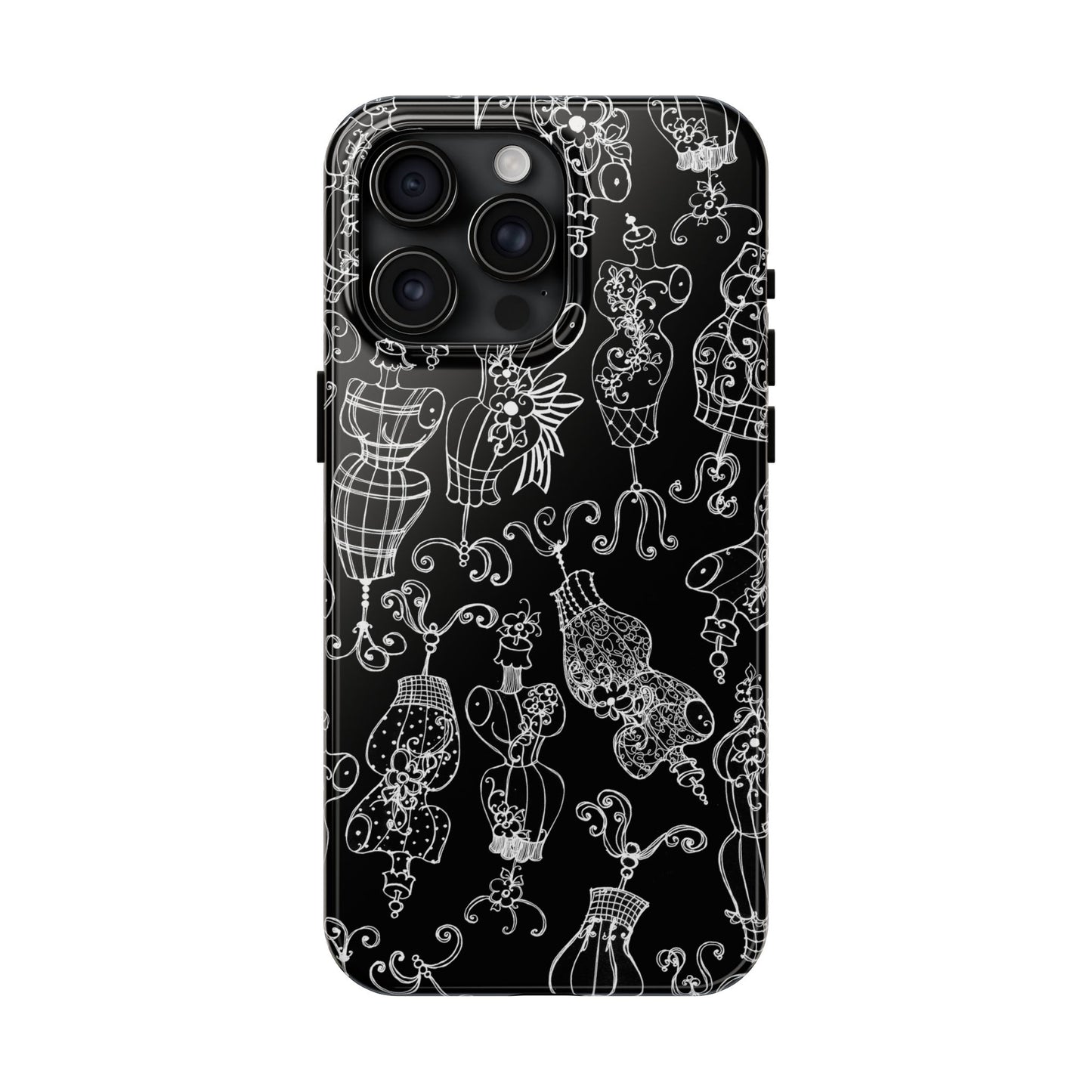 Mannequinique Black / White Phone Case