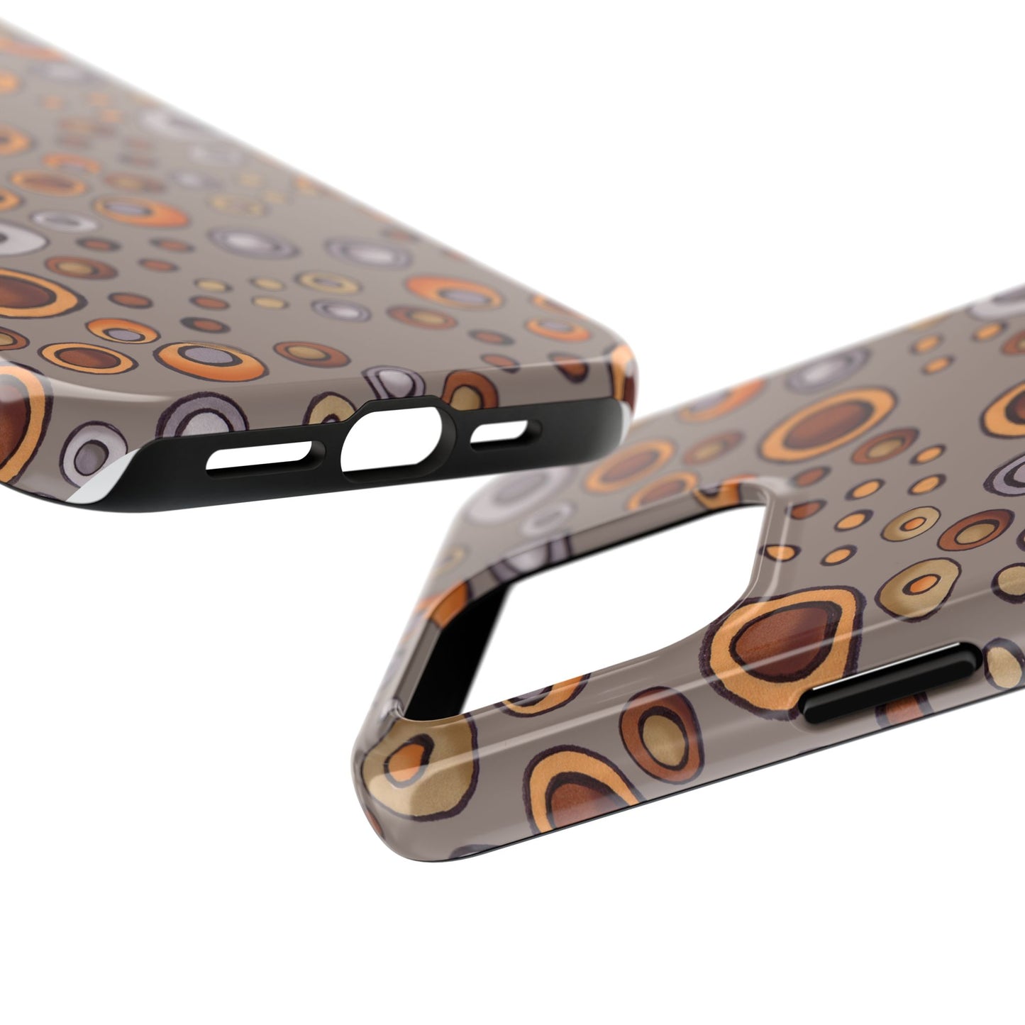 Doggy Dots Gray Phone Case