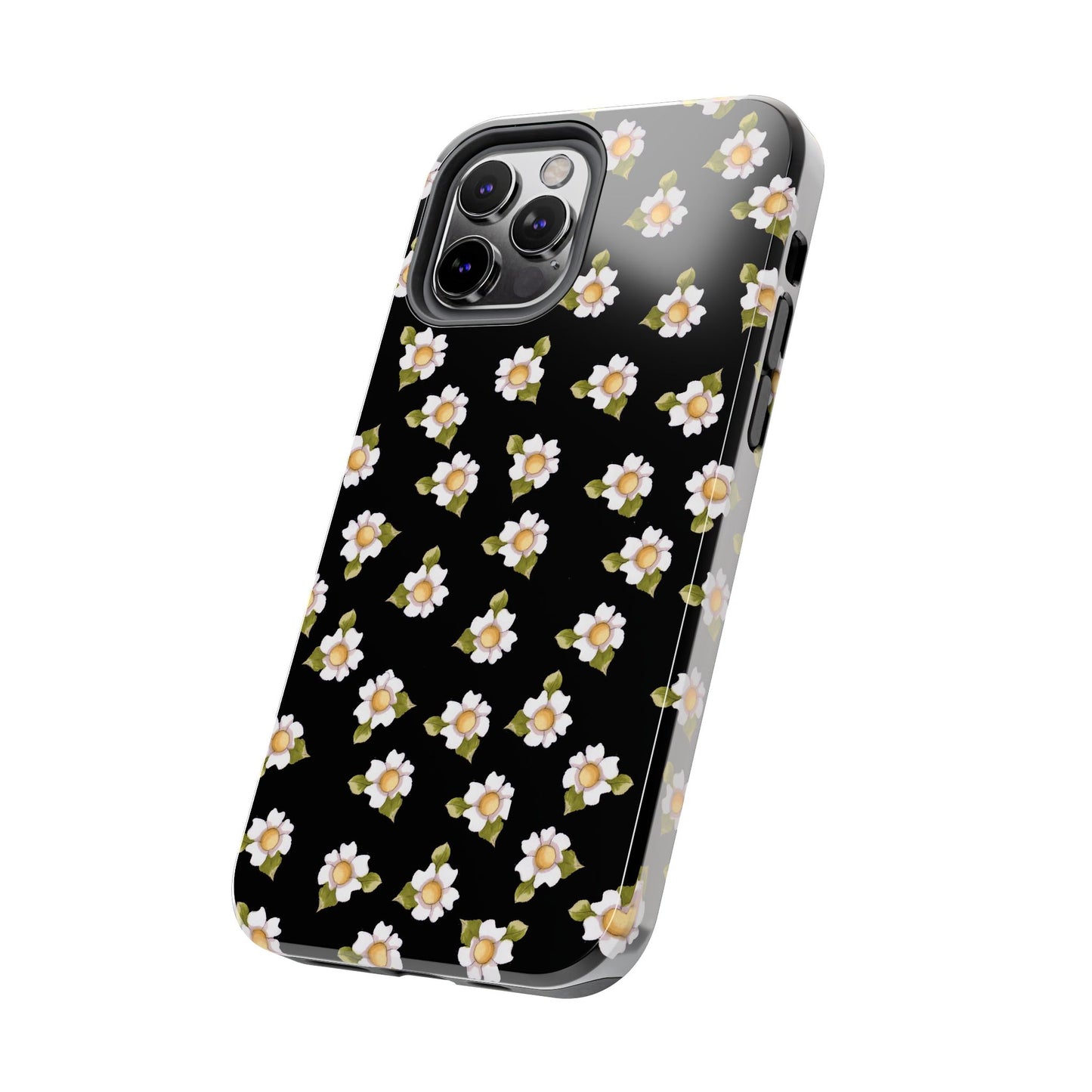 Daisies Black Phone Case