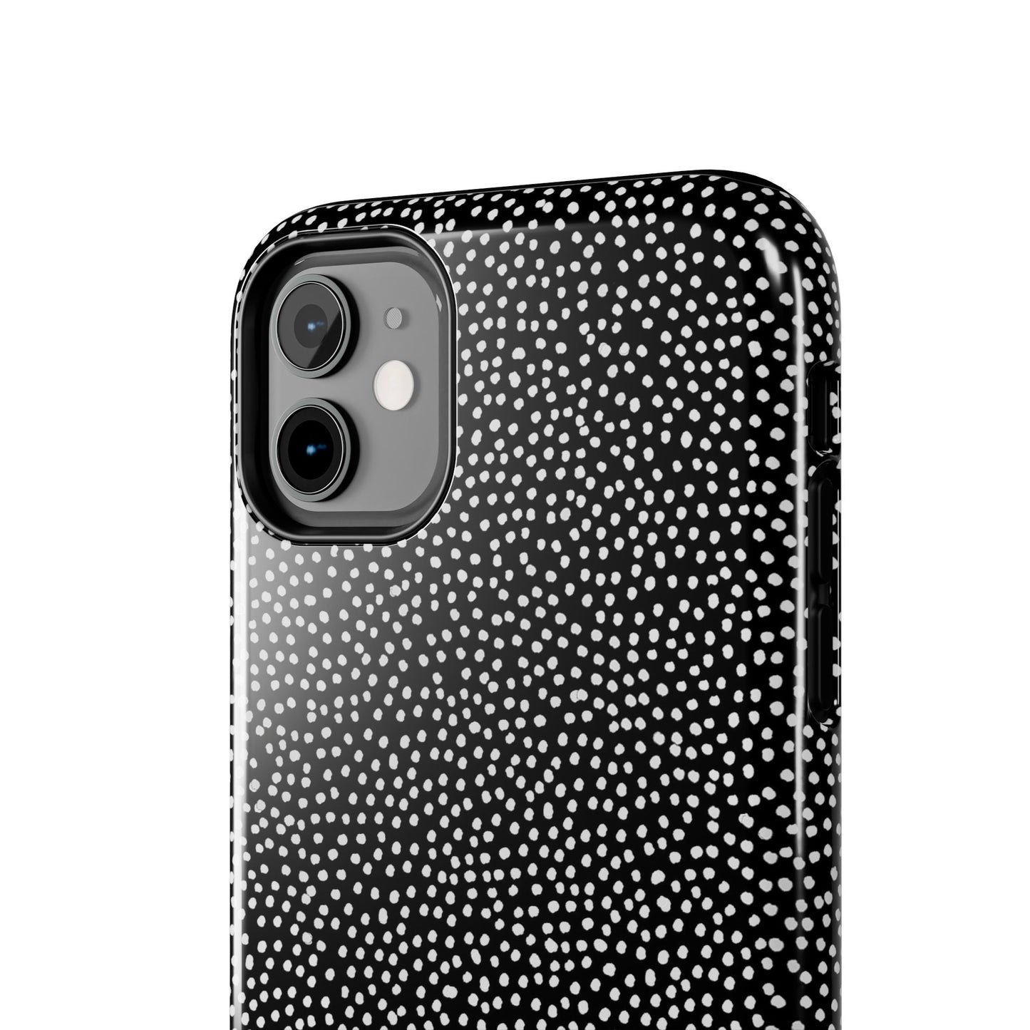 Baby Dots Black / White Phone Case