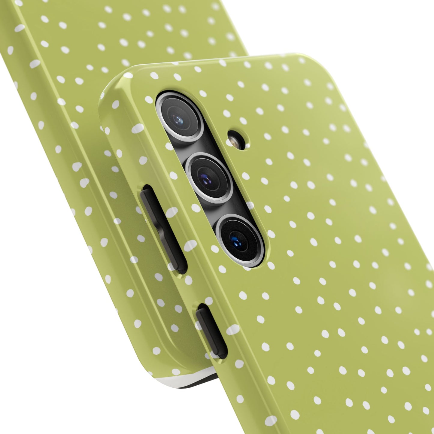 Dinky Dots Green / White Phone Case