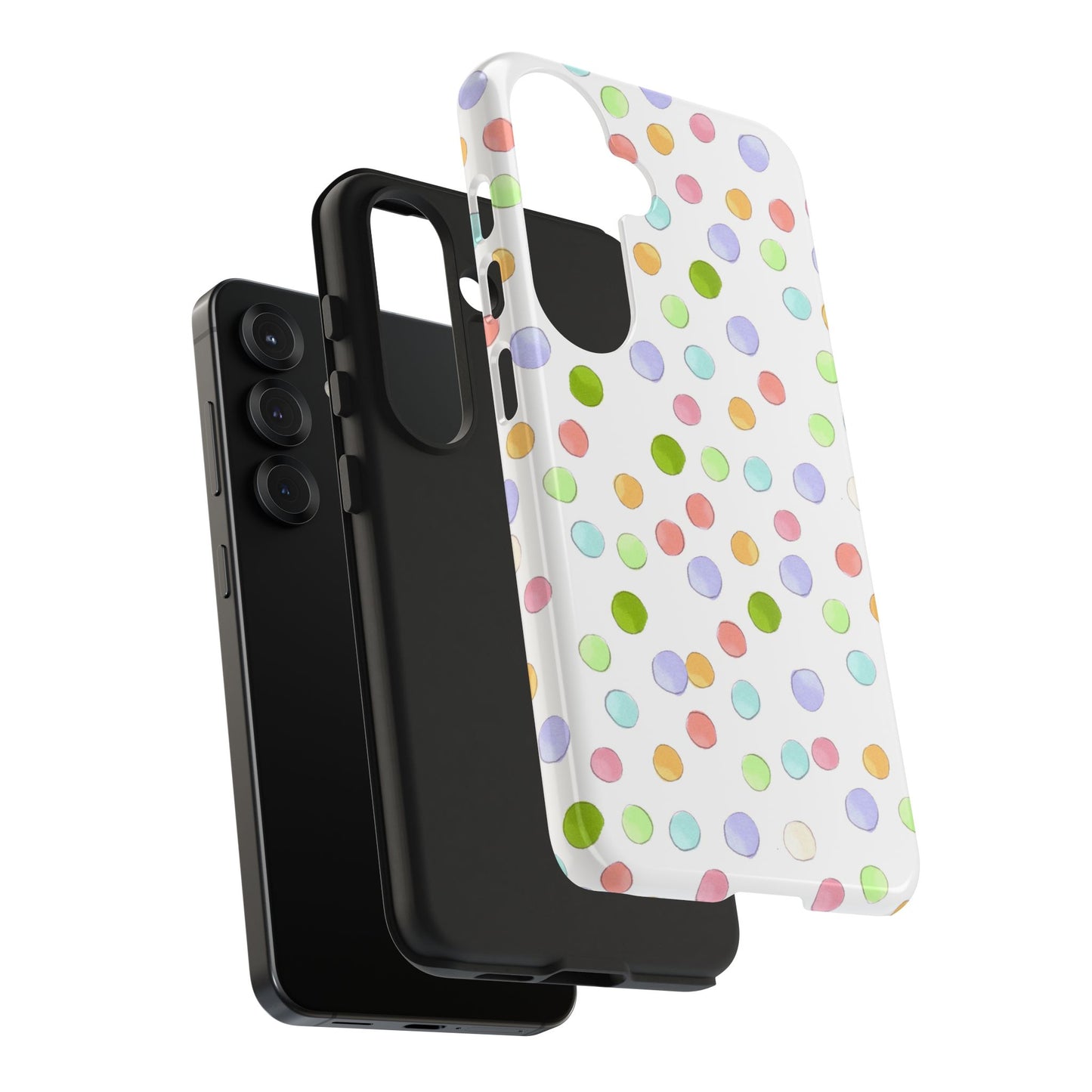 Happy Dots White Phone Case