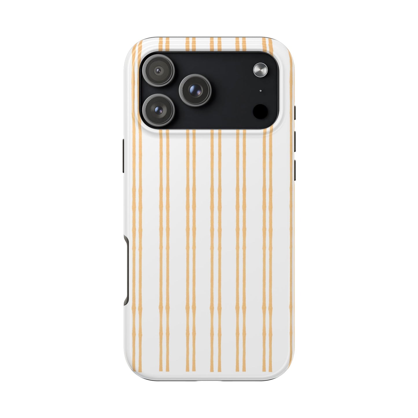 Double Stripe Yellow Phone Case