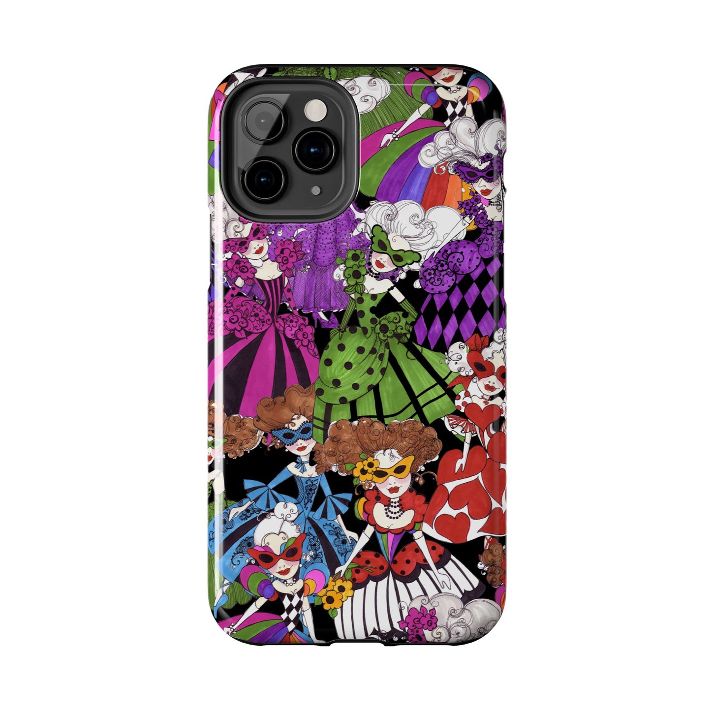 Crowded Dance Floor Black Phone Case