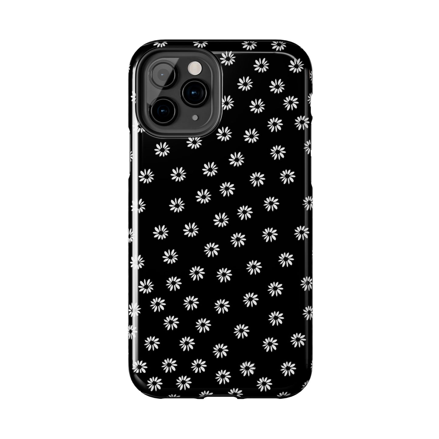 Daisy Dot Black / White Phone Case