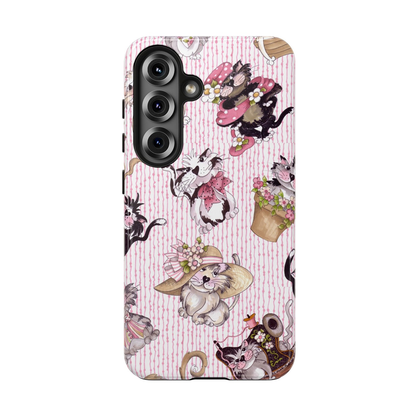Fancy Cats Pink Phone Case