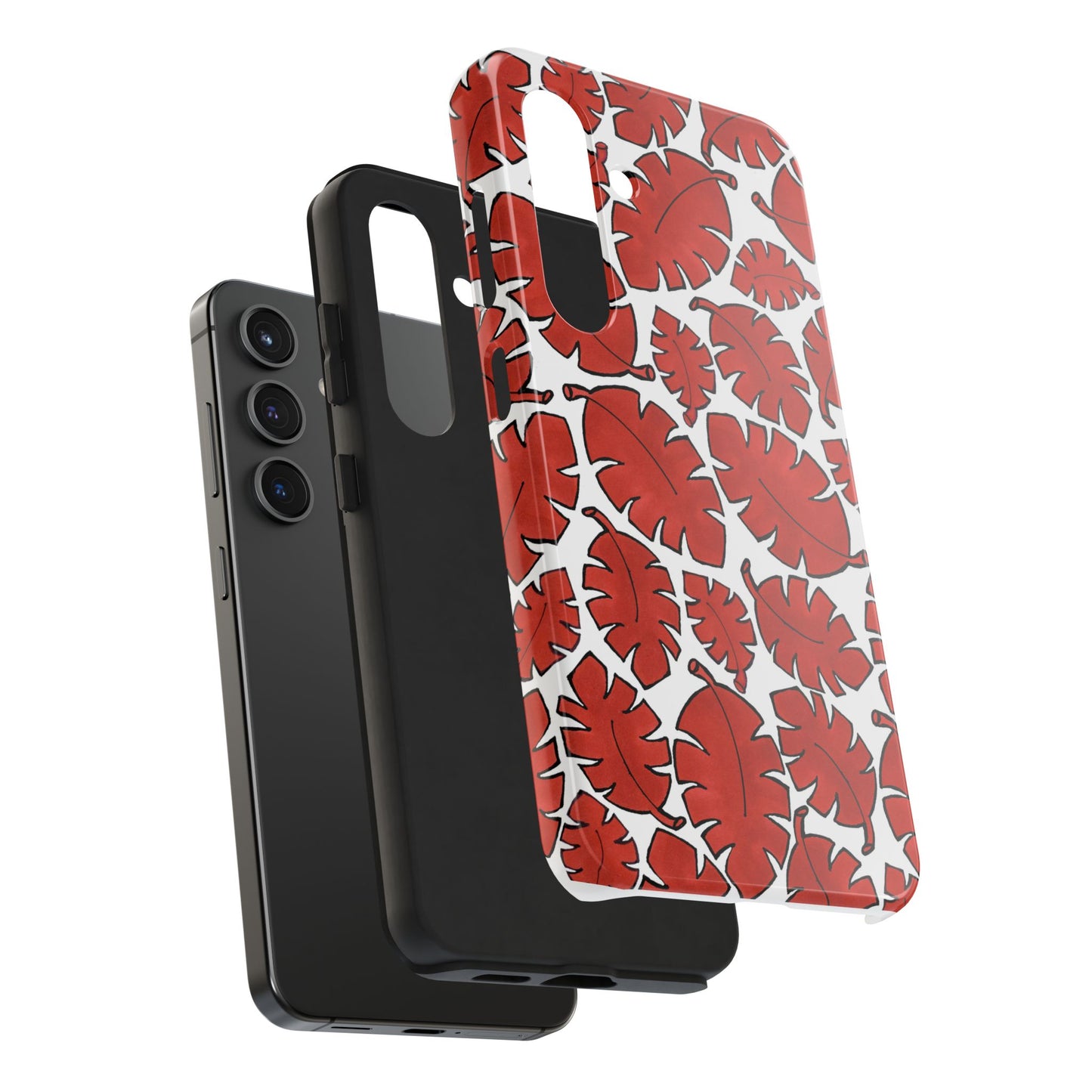 Red Bananas White Phone Case