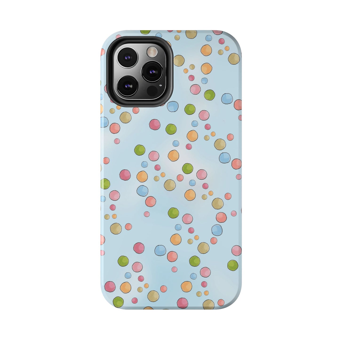 Clown Dots Blue Sky Phone Case