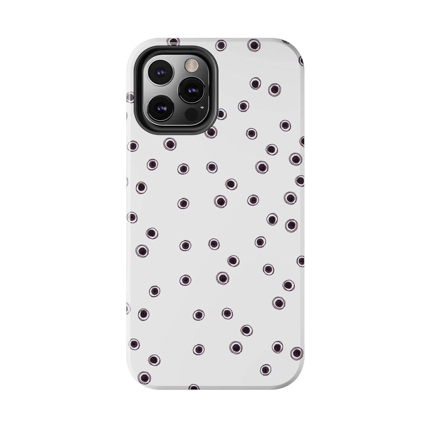 Halo Dots White Phone Case