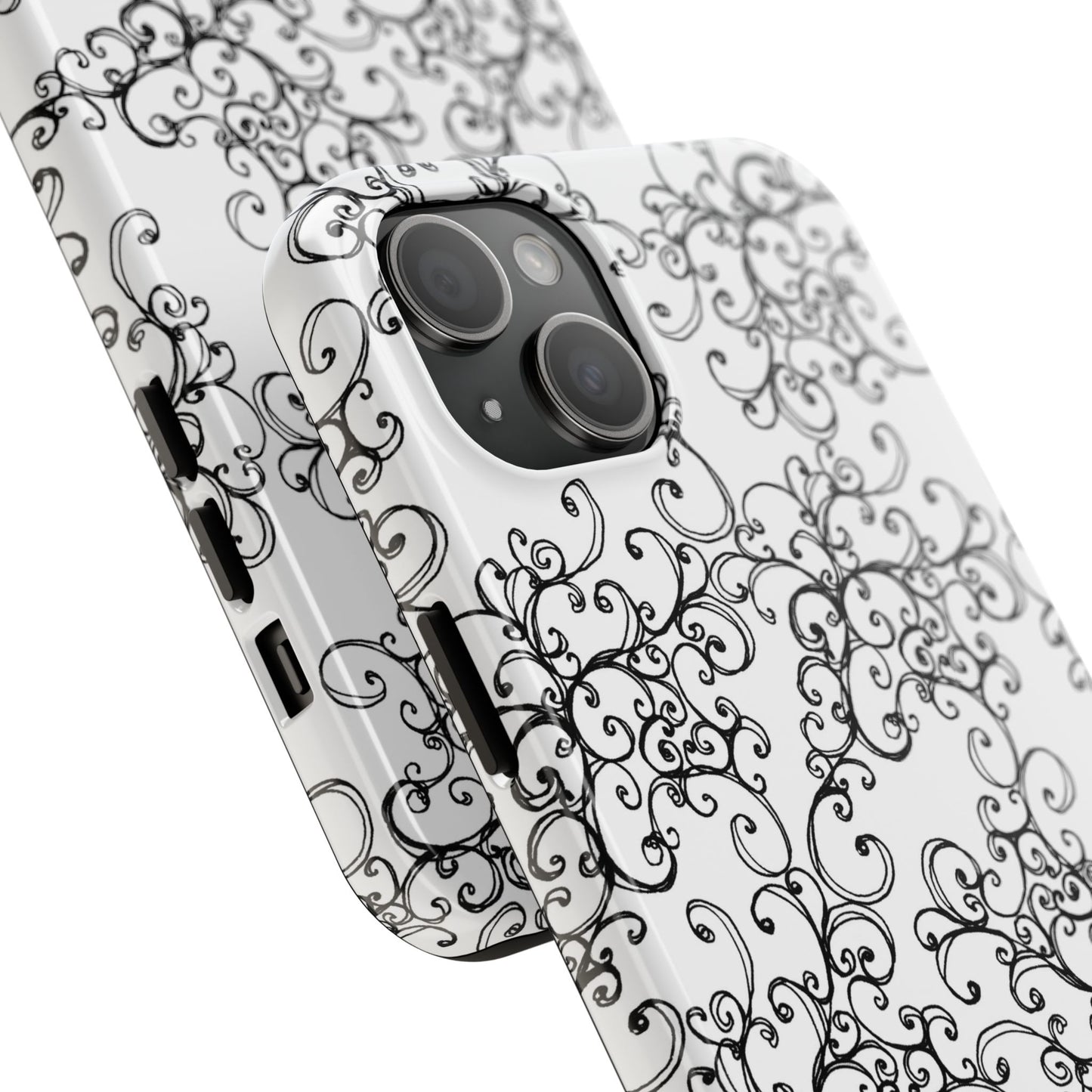 Poodle Scroll Phone Case