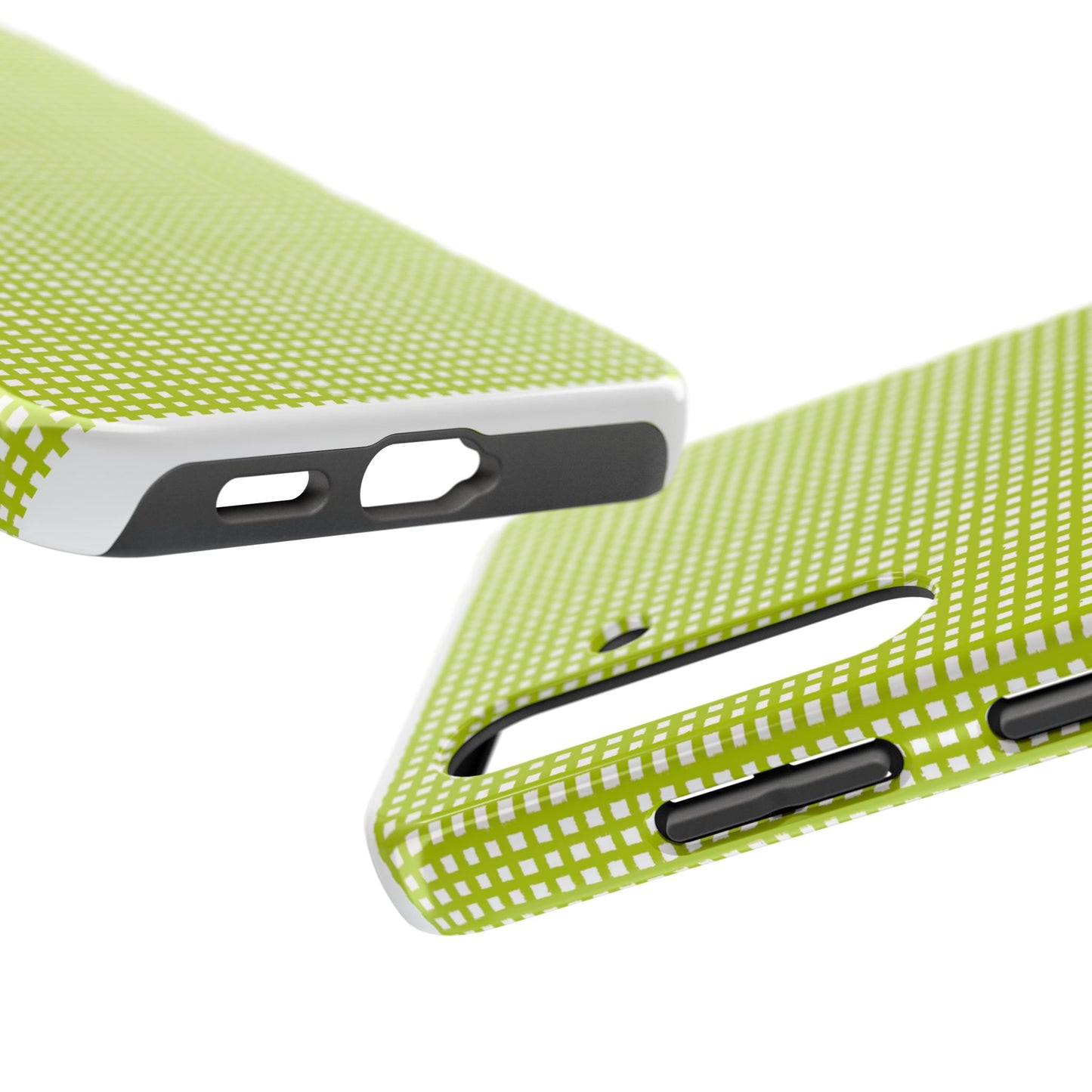Chipper Check Lime Phone Case