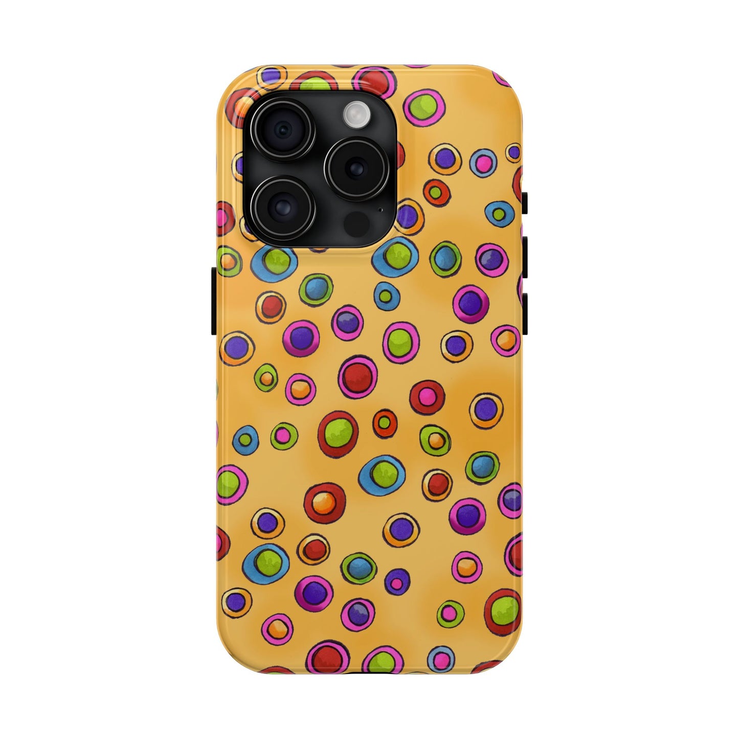 Dopey Dots Yellow Phone Case