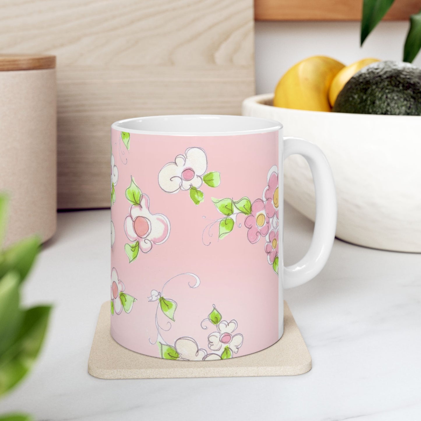 Precious Posies Pink Cup