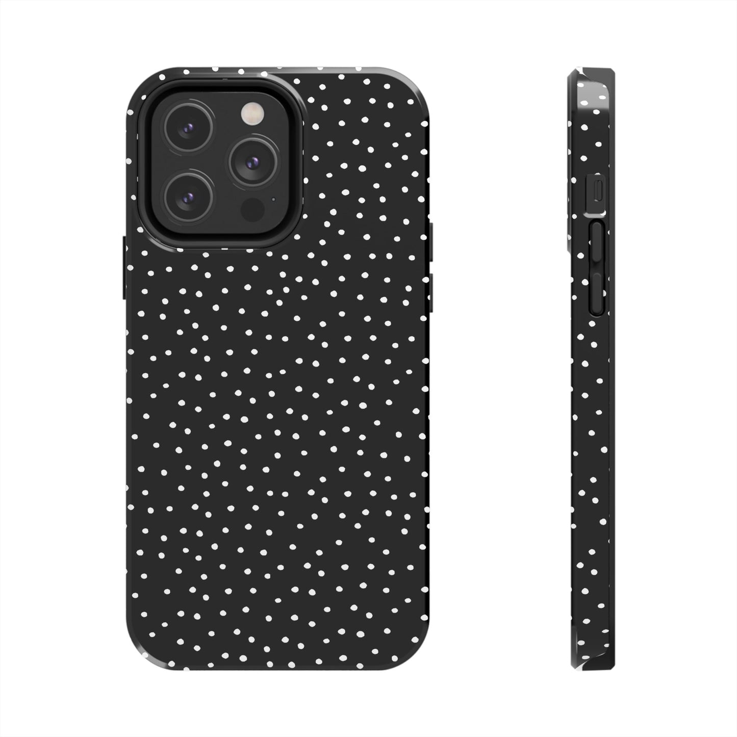 Dinky Dots Black / White Phone Case